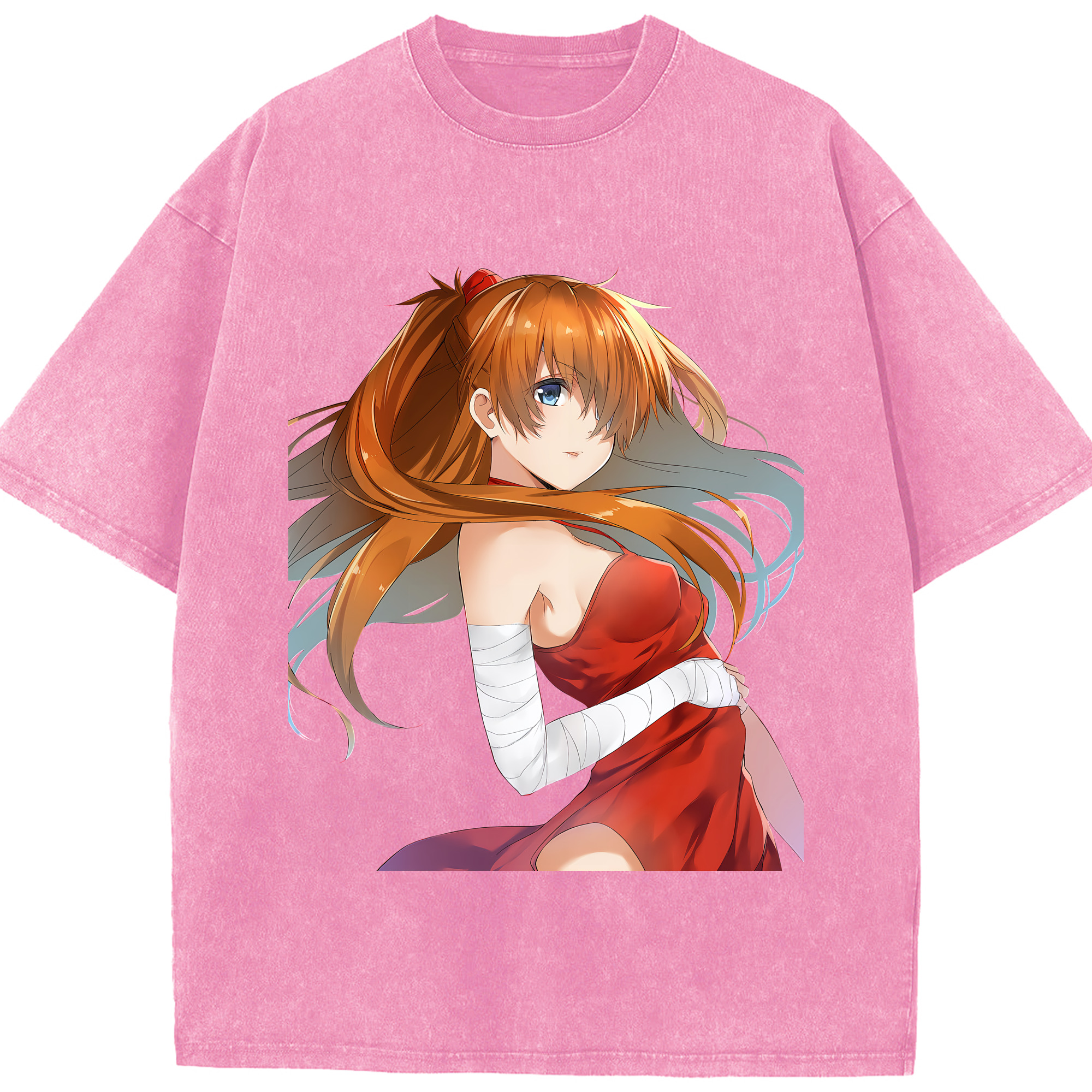 （画像用） EVA 新世紀エヴァンゲリオン 綿100% ヴィンテージ風 半袖Tシャツ（フロントプリント）